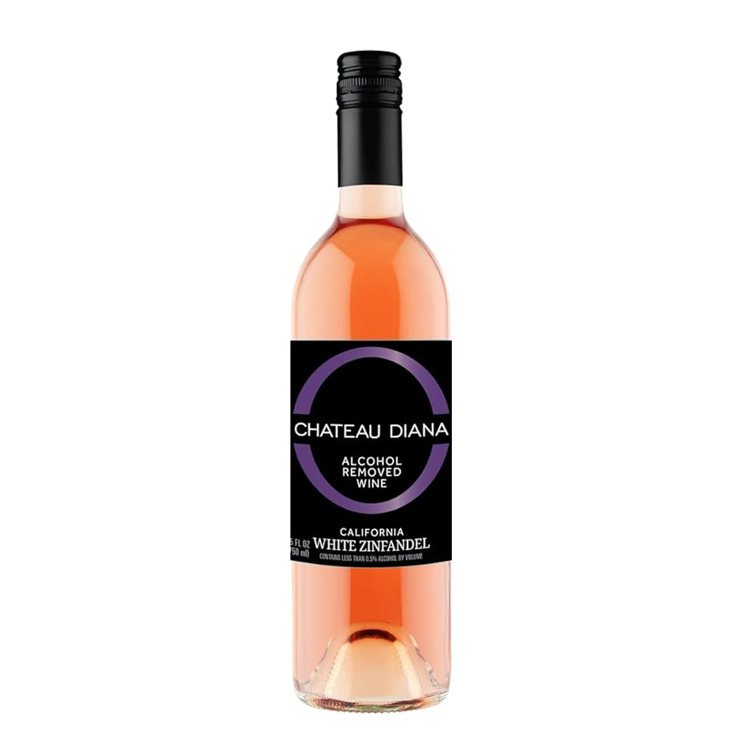 vino blanco zinfandel rosado de California, sin alcohol